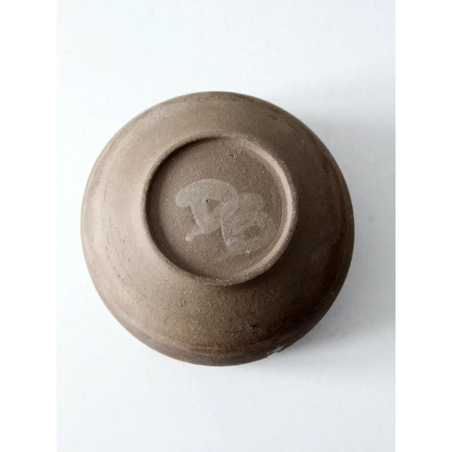Vintage Studio Pottery Bowl For Sale - Image 6 of 10