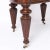 British Colonial Style Demi-Lune Leather Top Desk For Sale - Image 9 of 10