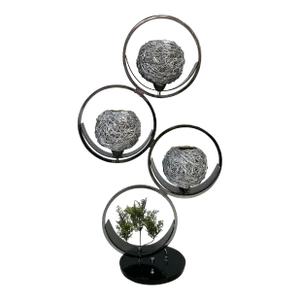 Funky Spaghetti Chrome 3 Way Table Lamp