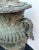 51”h Spectacular Miami Beach Vintage Urn With Lid Classic Cast Bronze Verdigris Patinated - A Pair For Sale - Image 12 of 12