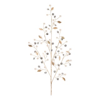 Pearl and Jewel Bead Spray (Set of 2) For Sale