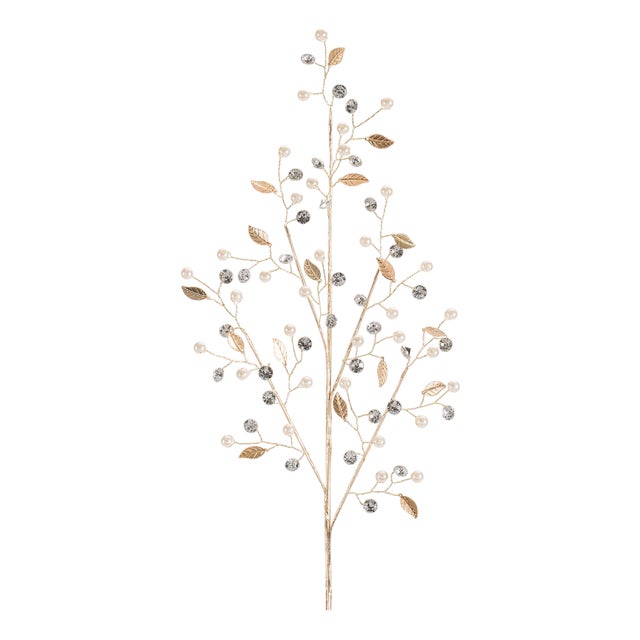 Pearl and Jewel Bead Spray (Set of 2) For Sale