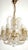 1980s Vintage Brass and Lead Crystal Chandelier from Preico, 1980s For Sale - Image 5 of 8