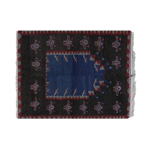 Angora Wool Turkish Shaggy Rug 3'4'' X 4'7'' 41" x 56" / 105 x 142 Cm Hand woven with high quality pure wool Excellent...