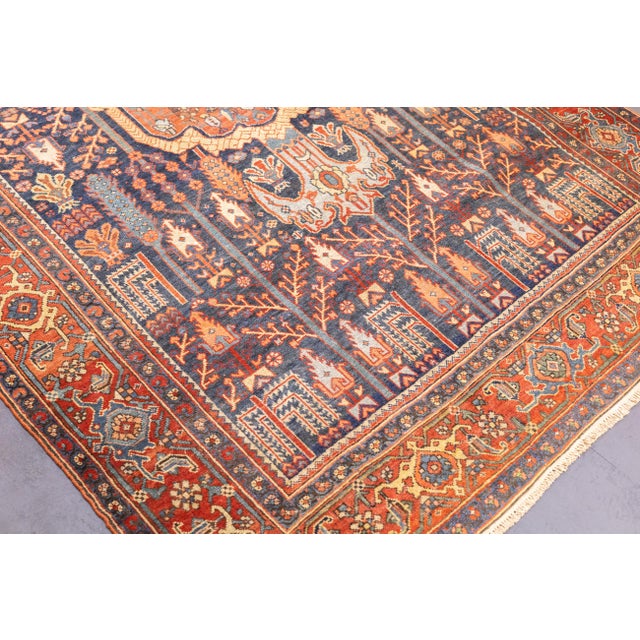 Antique Persian Bidjar Rug 4'7'' X 7'1'' For Sale - Image 4 of 8
