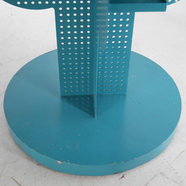 Cactus Shelf in Perforated Metal, 1980s For Sale - Image 15 of 18