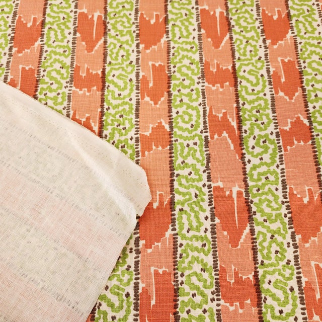 Quadrille Bijou Stripe Linen Designer Fabric by the Yard Chairish