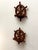 Vintage Nautical/Coastal Solid Wood Ship Wheel Wall Shelves, a Pair For Sale - Image 4 of 9