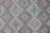 Textile Vintage Turkish Kilim Rug With Geometric Diamond Design in Green and Pink 8 X 11 For Sale - Image 7 of 12