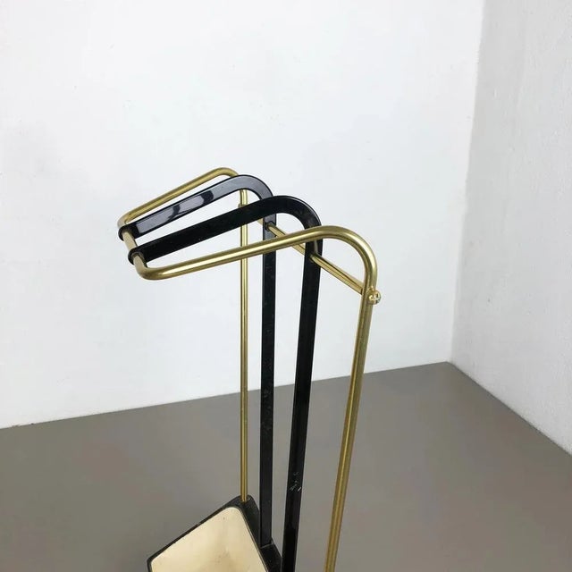 Mid-Century Brass Umbrella Stand, Germany, 1950s For Sale - Image 13 of 17