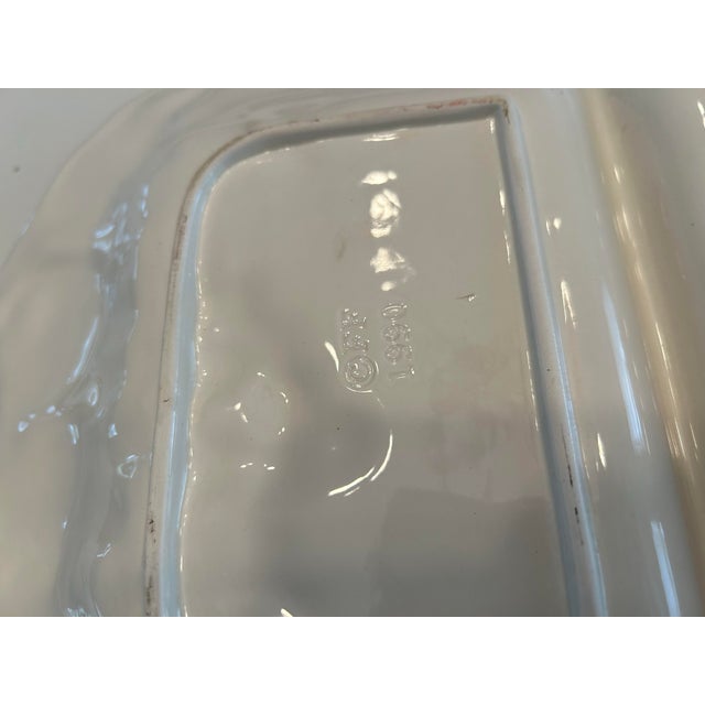 Mid 20th Century Fitz & Floyd Ceramic Textured Platter With Fruit Motif For Sale In Miami - Image 6 of 7