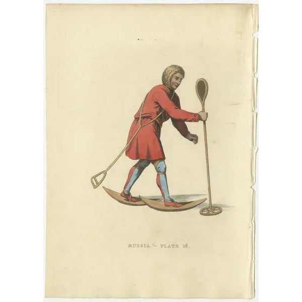 Traditional Attire of the Ostiak: Siberian Culture, 1814, Print For Sale - Image 4 of 6