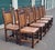 Wood 1970s Fabulous Set of 10 Spanish Misssion Leather Seat Dining Chairs For Sale - Image 7 of 12