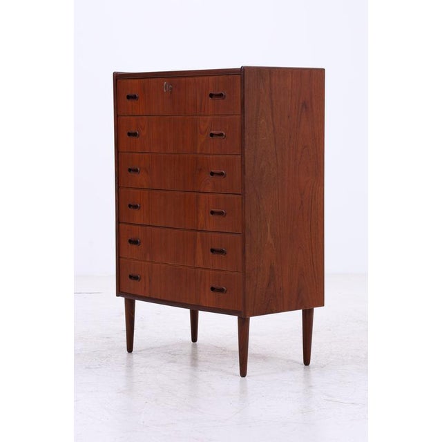 Mid-Century Teak Chest of 6 Drawers, 1960s For Sale - Image 14 of 15
