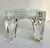 Vintage Chantal Sculptural Ice Glass Trivet & Display Pedestal For Sale In Los Angeles - Image 6 of 12