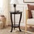 The Mary Pedestal Side Table, crafted of pine with a dark chocolate finish, is the perfect accent for any room in need of...