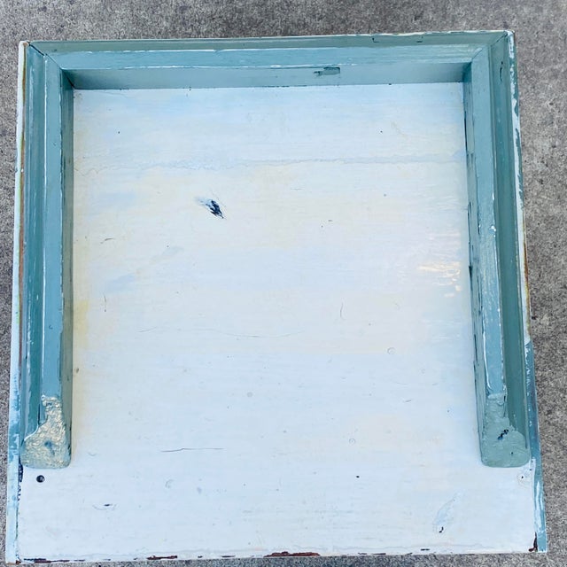 Countertop Pie Cupboard Made From Repurposed Wood by Northern California Folk Artist For Sale - Image 9 of 12