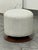 Design Plus Gallery presents an Art Deco Ottoman + Wood Base. This compact ottoman has a cylindrical silhouette with a...