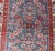 Cornflower Blue Antique Persian Bidjar Rug With Large Floral Motifs in Blue, Red, and Ivory For Sale - Image 8 of 12