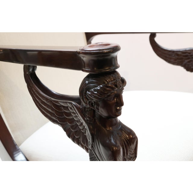 Pair of Empire Armchairs with Caryatids by Henri Jacob, France circa 1800-05 For Sale - Image 12 of 18