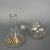 1960s Mid-Century Modern Gilded Glass Barware Bitters Decanter Bottles- a Pair For Sale In New York - Image 6 of 13