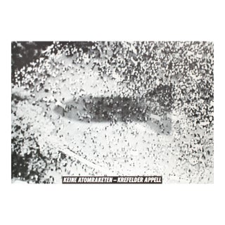 1994 Original German Poster, Keine Atomraketen-Krefelfer Appell (The 100 Best Posters Collection) For Sale