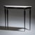 Wood Mid-20th Century Black Console Table with White Stone Top, Italy For Sale - Image 7 of 18