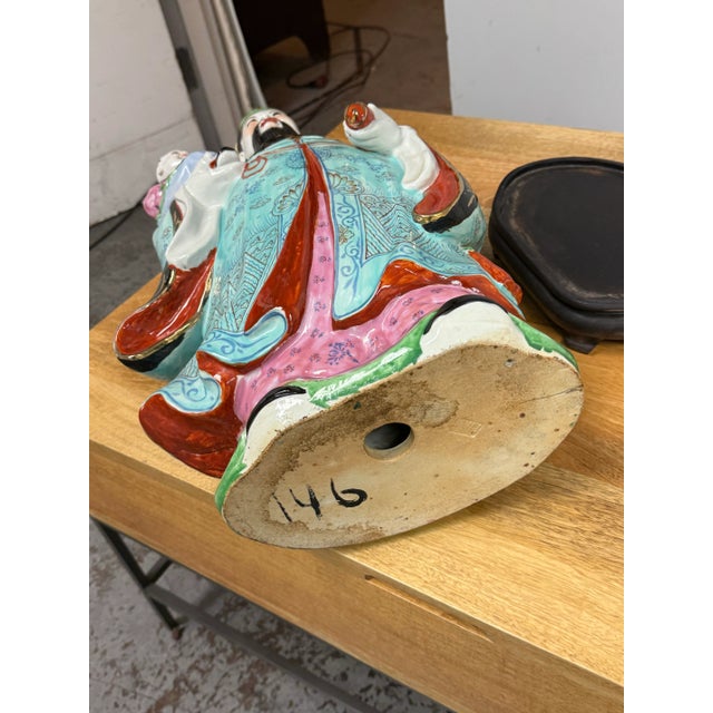 Chinese Chinese Ceramic Star God Fu Xing For Sale - Image 3 of 12
