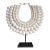 Shell and Macramé Necklace on Stand, Papua New Guinea For Sale