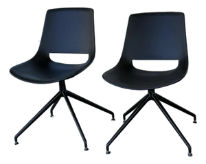 Alper Palm Task Chairs, Pair