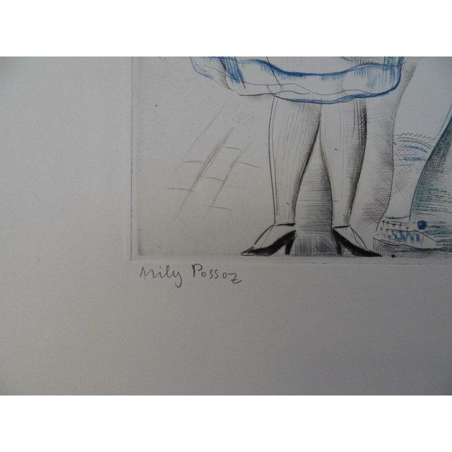 Mily Possoz, Les jeunes filles en promenade, Etching For Sale - Image 6 of 8