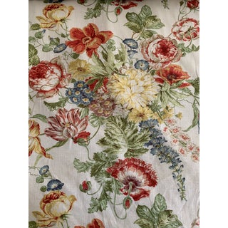 Covington 5th Avenue Designs Ingrid Furman Blanchett Floral Bouquet Blend Linen Fabric- 9.88 Yards For Sale