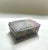 Vintage faceted Iridescent Sun Ray Lidded Jewelry Box. Trinket. Watches. Keepsakes. Vitamins. Cotton Balls. Featuring a...