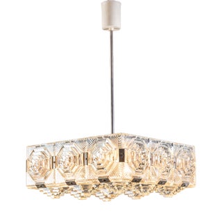 Vintage Pendant Light by Jaroslav Bejvl for Kamenický Šenov, 1960s For Sale