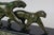 Art Deco Mid 20th Century Art Deco Patinated Bronze Two Panthers After Michel Decoux on Marble Base For Sale - Image 3 of 9