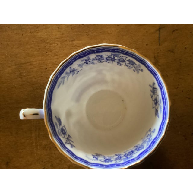 1950s Gladstone Rhapsody Blue and White Tea Service - 20 pcs For Sale - Image 4 of 7