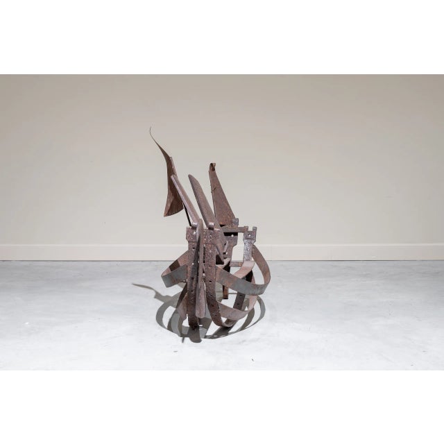 Brown Large Galleon in Iron, 20th Century For Sale - Image 8 of 9