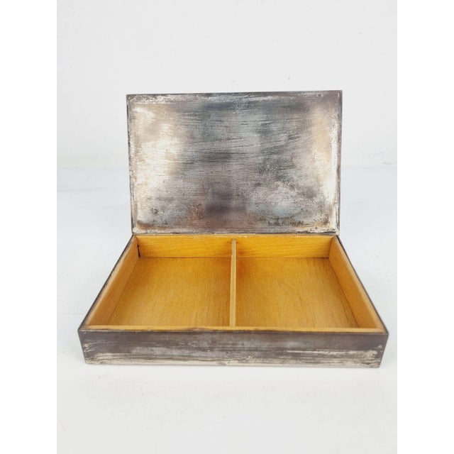 Art Deco Metal Cigar Box with Deer Motif, 1930s For Sale - Image 10 of 11