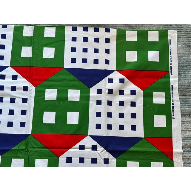 Marimekko Vintage Marimekko Fabric Textile Panel For Sale - Image 4 of 12