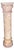 1980s Fine Pink Italian Marble 40" Neoclassical Pedestal Column Ft. Breccia-Style Veining For Sale