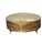 1960s Vintage Hollywood Regency Style Brass Filigree Jewelry Box With Beveled Glass Top For Sale - Image 5 of 9