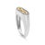 Haus of Brilliance 14K Yellow Gold Plated Sterling Silver Diamond Accent Infinity Ring - Size 7 For Sale - Image 4 of 6