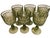 Mid-Century Modern 1960s Mid-Century Modern Fenton Colonial Green Glass Pitcher With Assorted Stem Ware - 15 pcs For Sale - Image 3 of 5