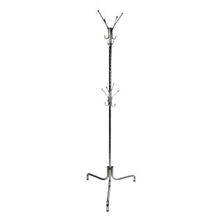 Chrome Plated Coat Rack Stand C. 1970's For Sale