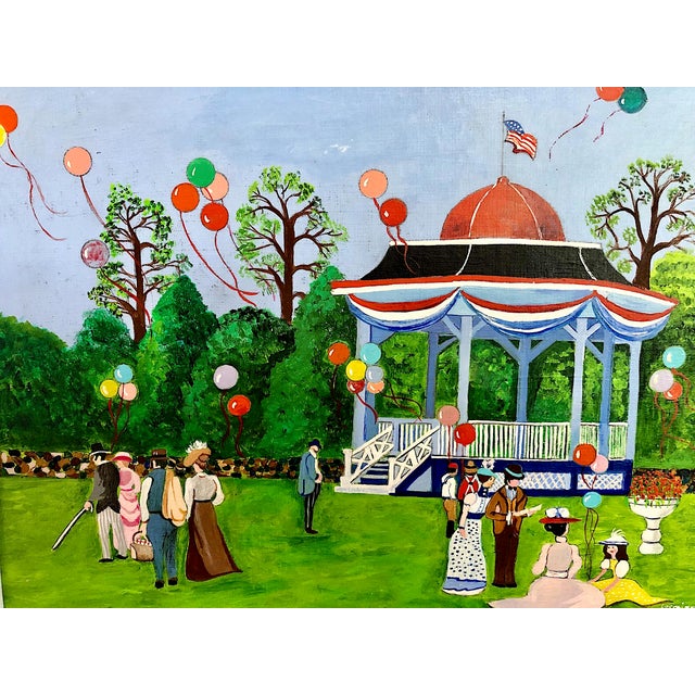You might need a pick-me-up of charming nostalgia about now. The bunting-draped red, white and blue gazebo. The American...