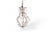 Vintage Glass Pendant with Crystal Pendants For Sale - Image 6 of 6