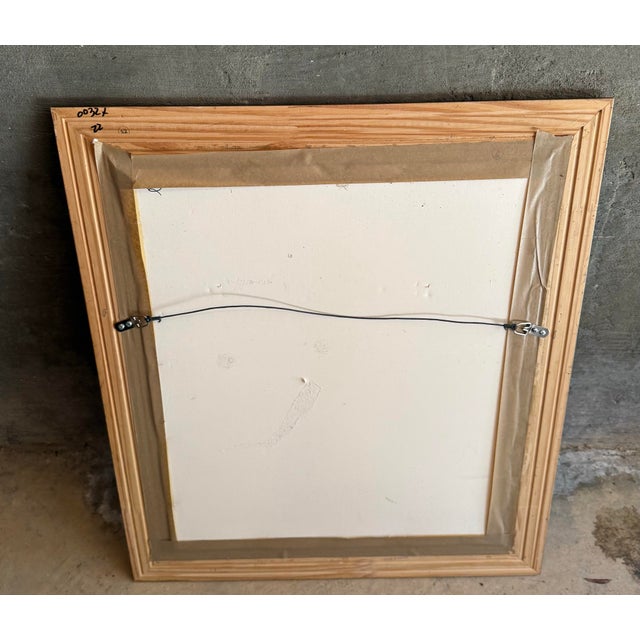 Peter Max 1970s Peter Max, "2 Sages With Stars" Framed Oil Painting Mixed Media Hand Signed For Sale - Image 4 of 7