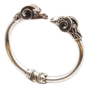 Ram's Head Bangle Bracelet