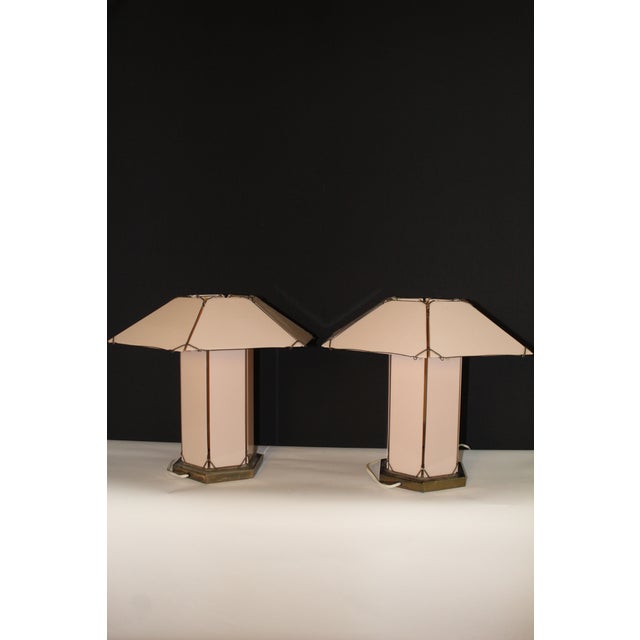 1950s Gustav Stickley Style Table Lamps - a Pair For Sale In Miami - Image 6 of 10