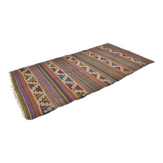 1960s Oushak Neutraş Turkish Kilim Rug For Sale
